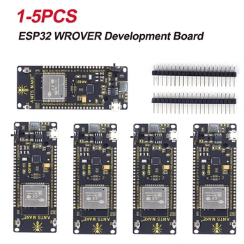 1-5PC ESP32 WROVER פיתוח המנהלים ESP-WROOM-32 WiFi-Bluetooth תואם מודול עם סוללה 18650 קופסה בית חכם שליטה