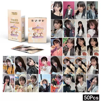 55pcs/סט IVE של Yoojin קטנה כרטיס LOMO כרטיס צילום כרטיס אלבום כרטיס להקת בנות אחת עשרה אוהד אוסף מתנה הדפסת תמונה גלויה