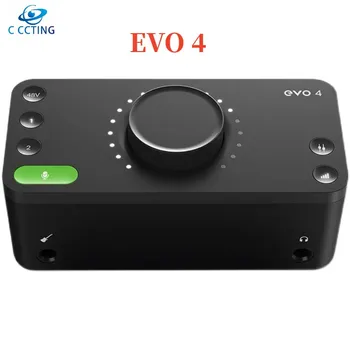 Audient EVO4 EVO 4 ממשק אודיו סאונד מעבד תפקוד מגבר podcasting,זרימה,משחקים, הקלטות ביתי