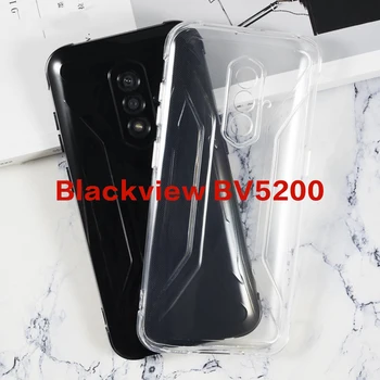 Blackview BV5200 Pro סיליקון במקרה רך TPU שקוף טלפון Case כיסוי עבור Blackview BV5200 BV5200Pro 6.09