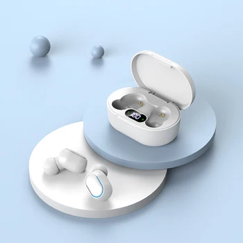Bluetooth אוזניות נכון Wireless אוזניות TWS Waterproof Mini Earbud עם מיקרופון טעינה מקרה HiFi איכות אוזניות