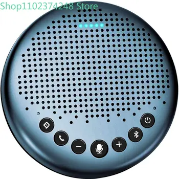 EMEET לונה לייט רמקול Bluetooth רמקולים למחשב עם מיקרופון, הישיבות מיקרופון עבור 8 אנשים סקייפ לעסקים