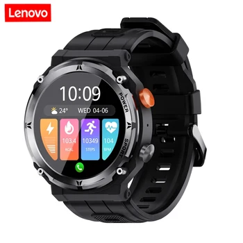 Lenovo 2023 ספורט Smartwatch גברים לפקח על קצב לב Bluetooth לקרוא שעון 1.39