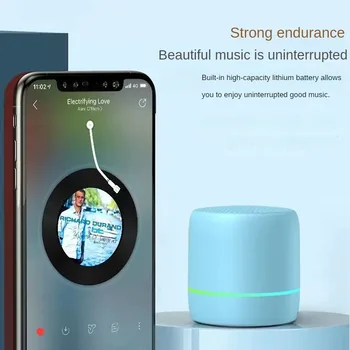 Macaron חיצונית מיני נייד טלפון נייד Bluetooth smart audio הרמקול האלחוטי במחשב סאב וופר, אווירה של אור רמקול