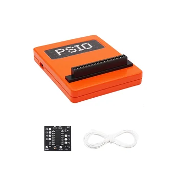 PSIO כונן אופטי אמולטור קיט (שיבוט גרסה) עבור Sony PS1 שמן רטרו קונסולת המשחקים אביזרים כתום