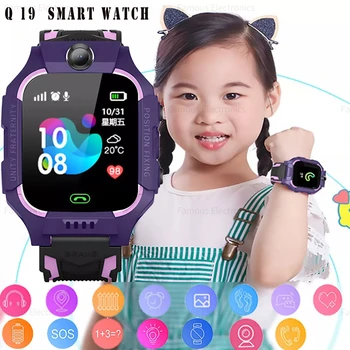 Q19 ילדים חכמים לצפות 1.44 אינץ מסך מגע SOS טלפון ה-SIM לצפות Tracker מיקום נוער ילדים Smartwatch ילד הבנות הטוב ביותר.