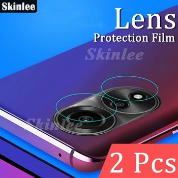 Skinlee 2Pcs עבור OPPO A78 4G NFC מצלמה עדשת מגן מלא מכסה עדשת זכוכית סרט OPPO A58 A98 5G זכוכית מחוסמת