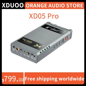 XDUOO XD05 Pro נייד מאוזנת מלאה DAC אוזניות מגבר כפול מסך 4.4 מאוזנת USB XMOS XU316 AMP מפענח