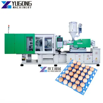 Yugong פלסטיק ביצה מגש ביצוע הזרקה מחיר מכונה מקצועית להכנת עובש פלסטיק ביצה מגשים מכונת הזרקה