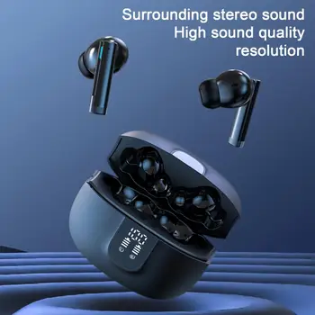 ב-Bluetooth תואם 5.3 שבב אוזניות מקיפה אוזניות אלחוטיות עם צליל ביטול רעש-Bluetooth-אוזניות תואמות