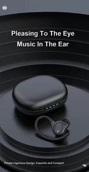ביטול רעש-in-ear אוזניות Bluetooth אלחוטיות binaural אוזניות סטריאו תצוגה דיגיטלית אוזניות Bluetooth