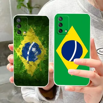 טלפון ברור במקרה OPPO A97 A96 A95 A94 A93 A92S A74 A72 A57 A55 A54 A15 5G מקרה Funda Coque קאפה כיסוי מעטפת הדגל של ברזיל