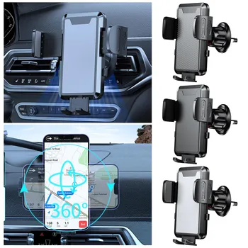 טלפון הר רכב מחזיק טלפון נייד טלפון בעל ידיים הטלפון לעמוד על מכונית לפרוק הטלפון החכם הר טלפון סלולארי
