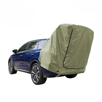 ללא מוטות!חיצוני ' יפ MPV המכונית הזנב אוהל תכליתי הגג הרחבה שמשיה הגנת גשם נהיגה עצמית נגד יתושים
