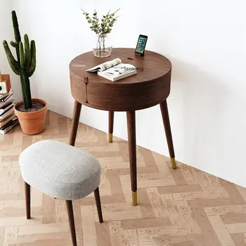 מודרני השידה בחדר השינה Funiture מינימליסטי שולחן איפור קטן בדירה משק הבית יצירתי מעצב מעץ ארון לאחסון