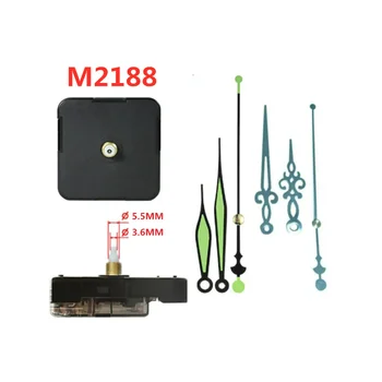 מספר סגנונות DIY קוורץ שעון תנועת מנגנון M2188 שעון ידיים קיר כלי תיקון חלקי שקט ערכת סט מחטי מתכת