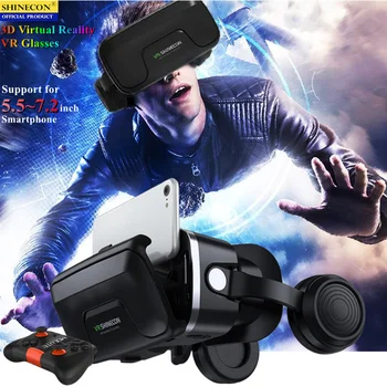 מקורי VR מציאות וירטואלית 3D משקפיים תיבת Hi-Fi סטריאו VR גוגל קרטון אוזניות הקסדה עבור IOS אנדרואיד הטלפון מקס
