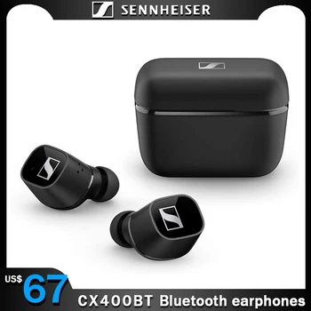 מקורי חדש Sennheiser CX400BT Bluetooth אוזניות ספורט TWS נכון אוזניות אלחוטיות אוזניות סטריאו סאונד בידוד אוזניות