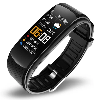 מקורי כושר שעון חכם קצב לב צג שעון מזג האוויר הלהקה ספורט עמיד למים Smartwatch עבור גברים, נשים, iPhone אנדרואיד 2023