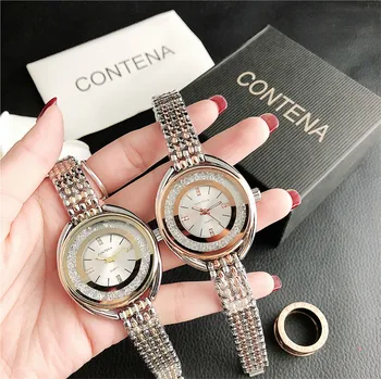 נשים קוורץ שעונים 2023 גבירותיי שעון אופנה שעון צמיד נשי יוקרה, שעוני יד לנשים Montre פאטאל Zegarek
