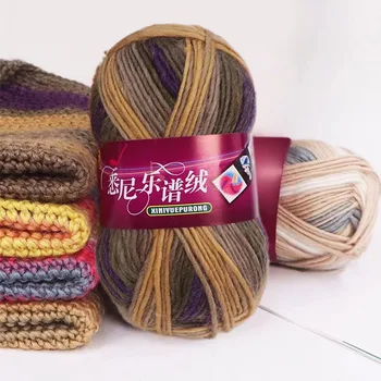 צמר חוט סריגה Crochetting סוודרים צעיף כובע שמיכה שטיחים כריות מלאכות חוטים עבים