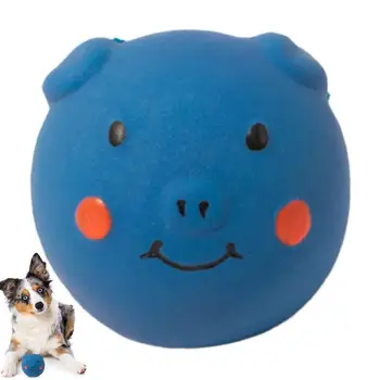קטן ומצוחצח צעצועים לכלב קריקטורה של חזיר צורה גור הכדור צעצועים לחיות מחמד צעצועי לעיסה על בקיעת שיניים הדרכה אינטראקטיבית צעצועים קטנים בינוניים.