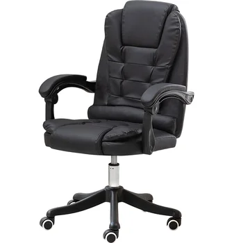 שחור הבוס כיסא כיסא משרדי ארגונומי רך ונוח המשרד המחשב בבית הכסא קבוע את היד הכסא המסתובב הצעה מיוחדת